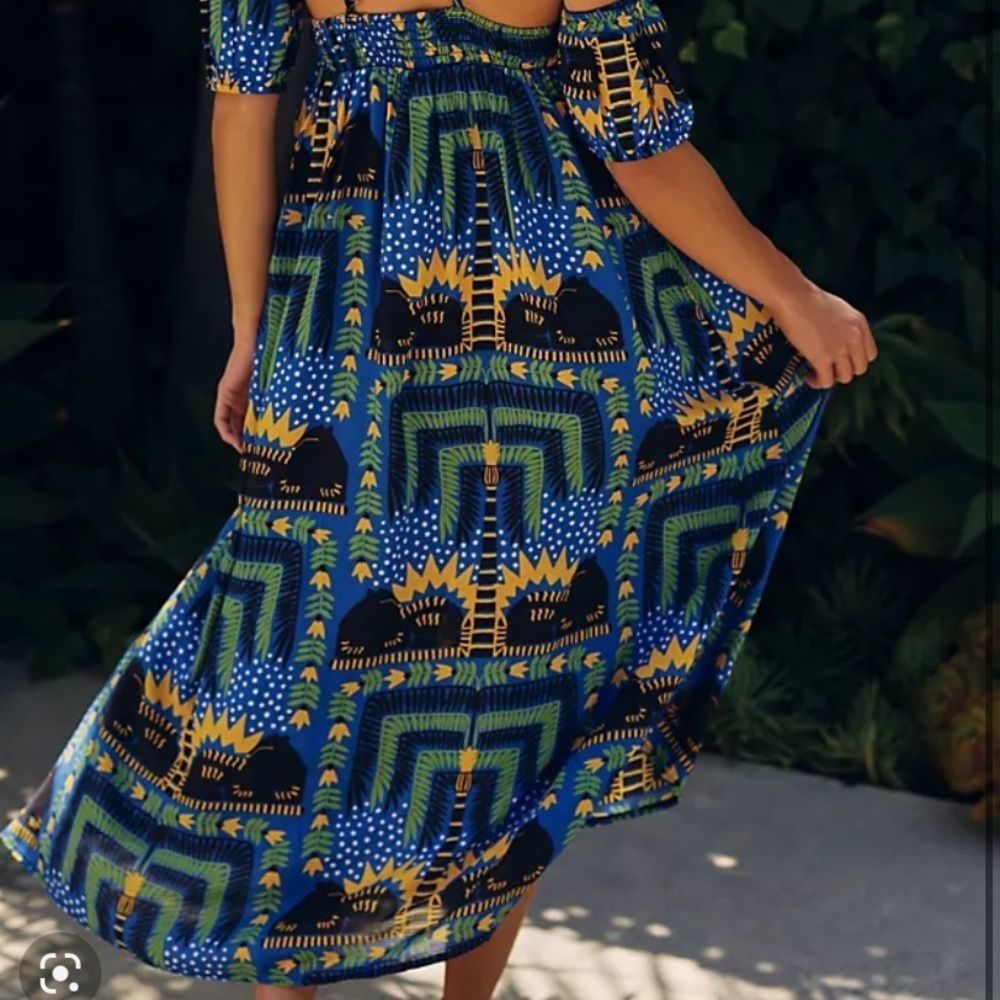 Anthropologie Joao incerto  straps bandeau dress new with tags size small - Picture 2 of 5